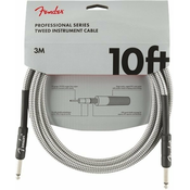 Fender Professional Cable 3m Tweed White instrument kabel
