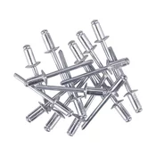 Extol Premium Komplet zakovic iz razpočnega aluminija 1000ks, O 4,0x9,6mm ploščata glava