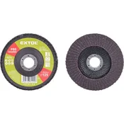 Extol Craft 903314 oblique corundum flap disc, O125mm, P80