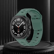 Silikonski pašček za Samsung Galaxy Watch Ultra 47 mm – temno zelena