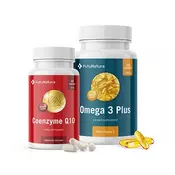 Mladi v srcu: Omega 3 + Koencim Q10, komplet