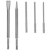 BOSCH 5-delni set SDS-plus 5X burgija, špic i dleto, 2607017515