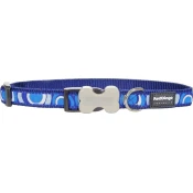 Red Dingo Najlonska ovratnica circadelic blue, modra XS