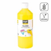 Sijajna polivinilna barva Creall Gloss 500 ml - svetlo rumena