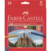 Drvene bojice Castell set - 24 boje (Faber Castel - Drvene)