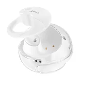 LINQ LinQ, Bluetooth slušalke s sponko, kostna prevodnost, mikrofon, dotik za klicanje, Bela, (5000019274)