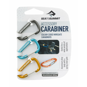 Sea To Summit Accessory Carabiner Set 3pcs Grey/Blue/Orange