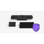 Logitech One year extended warranty for small room solution with Rally Bar Mini and Tap 1 godin(a)