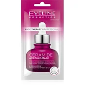 Eveline Face Therapy Professional 8 ml ampulna maska za obnovo hidrolipidne bariere s ceramidi