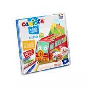Carioca Vyrob si 3D OTTO VAN - Skladljiv 3D model letala za barvanje in sestavljanje