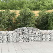 Lucne gabionske košare 6 kom 300x30x60/80 cm pocincano željezo
