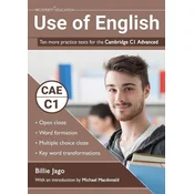 shumee Uporaba angleščine Ten More Practice Cambridge C1