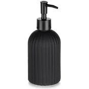 shumee Črn steklen dozirnik mila 400 ml