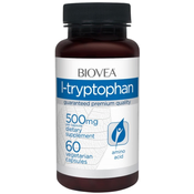 L-Tryptophan, 500 mg, 60 kapsula, Biovea