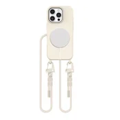 1 to 3 TECH-PROTECT MAGNECKLACE MAGSAFE IPHONE 16 PRO MAX COSMIC LATTE