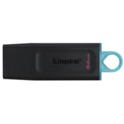 Kingston Kyson DTX USB Flash 3.2, 64 GB, crna