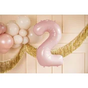 shumee Folija balon številka 2, 72 cm, svetlo roza