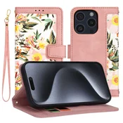 Etui Techsuit FlipCraft za iPhone 15 Pro - sweetheart pink