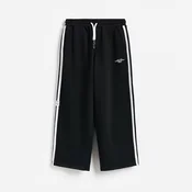 Reserved - Wide leg pantalone sa bocnim trakama