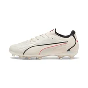 PUMA KING 20 PRO FG/AG Football Boots Unisex, Shoes, Sugared Almond/Black/Ultra Red, 40.5
