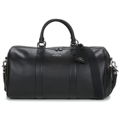 Polo Ralph Lauren Potovalne torbe DUFFLE DUFFLE SMOOTH LEATHER Črna