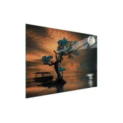 shumee STEKLENA REZALNA DESKA 40x30 DREVO
