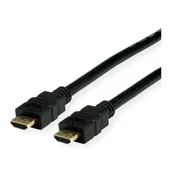 Kabel VALUE HDMI 2.0 HDMI - HDMI 4K60Hz visoke brzine + Ethernet, M/M, ojacani prikljucak, 2 m, crni 11.99.5692-30