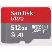 SanDisk Karta ultra microsdxc 512gb 150mb/s a1 + SD adapter
