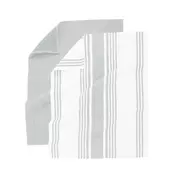 Set of 4 kitchen towels, cotton, 50 x 70 cm, Combo, Light Grey - Tis