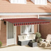 vidaXL vidaXL Retraktilna tenda Oranžna 350 x 200 cm blago, (5000207153)
