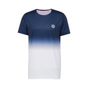 BIDI BADU Tehnička sportska majica, tamno plava / bijela