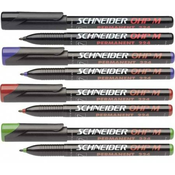 SCHNEIDER marker OHP 224 M 1 mm, različne barve, 4 kos