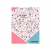 Head HEAD Pink Terrazzo, kvadratni zvezek 565 (5x5 mm), A5, 60 listov, 102020002