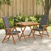 vidaXL 2-delne blazine za visok naslon GEMERT 2 pcs 100% poliester