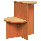 Vidaxl Stranska miza Voščeno rjava 50 x 40 x 50 cm Trdna borovina