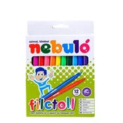 NEBULO flomaster, 12 barv