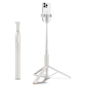 Selfie stick Spigen S541W z Bluetooth daljincem in stabilnim stojalom, 146cm - dune beige