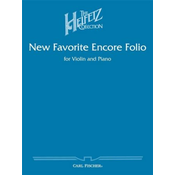 THE HEIFETZ COLLECTION NEW FAVORITE ENCORE FOLIO VIOLIN AND PIANO