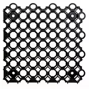 Ploščice za travo EKOGRID – 50x50x4 cm – črna