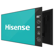 HISENSE digital signage zaslon 86DM66D 86 / 4K / 500 nits / 60 Hz / (24h / 7 dni) MONHI00028