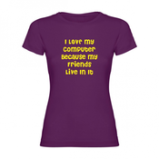 Women T Shirt My computer