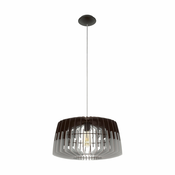 Eglo 96956 - Luster na sajli ARTANA 1xE27/60W/230V siva/crna 480mm