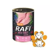 Rafi Dog Grain Free Turkey 400g, Vlažna Hrana Za Pse Sa Curetinom