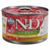 N&D DOG QUINOA Adult prepelica in kokos Mini 140g