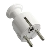 Enostavni vtič Uni-Schuko 16A, 230V, bel, 24 kosov