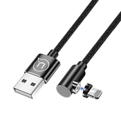 1 to 3 Usams Usb-A To Lightning Kabel 1M Kotni Magnetni Za Apple Telefone