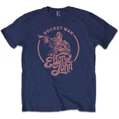 Elton John Rocketman Circle Point Navy Blue L Majica