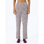 Penti Spodnji del pižame PENTI Midnight Mood Bedruckte Pyjamahose oker
