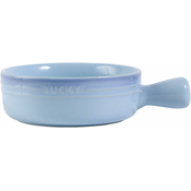 Dardanar Ceramic soup bowl with handle, single ramen bowl for 1 person, small pho bowl, round baking pan oven safe green, (21066507)