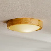 Lamkur Stropna svetilka Zeus, bor, les, O 27 cm - Dnevna soba/jedilnica - Sodobni - naravna smreka, bela